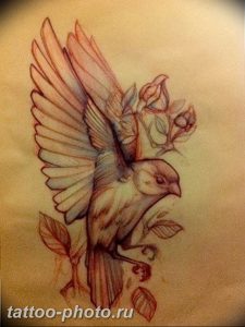 рисунка тату воробей 03.12.2018 №170 - photo tattoo sparrow - tattoo-photo.ru